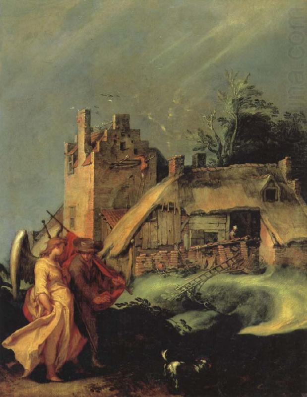 Landscape with Tobias and the Angel, BLOEMAERT, Abraham